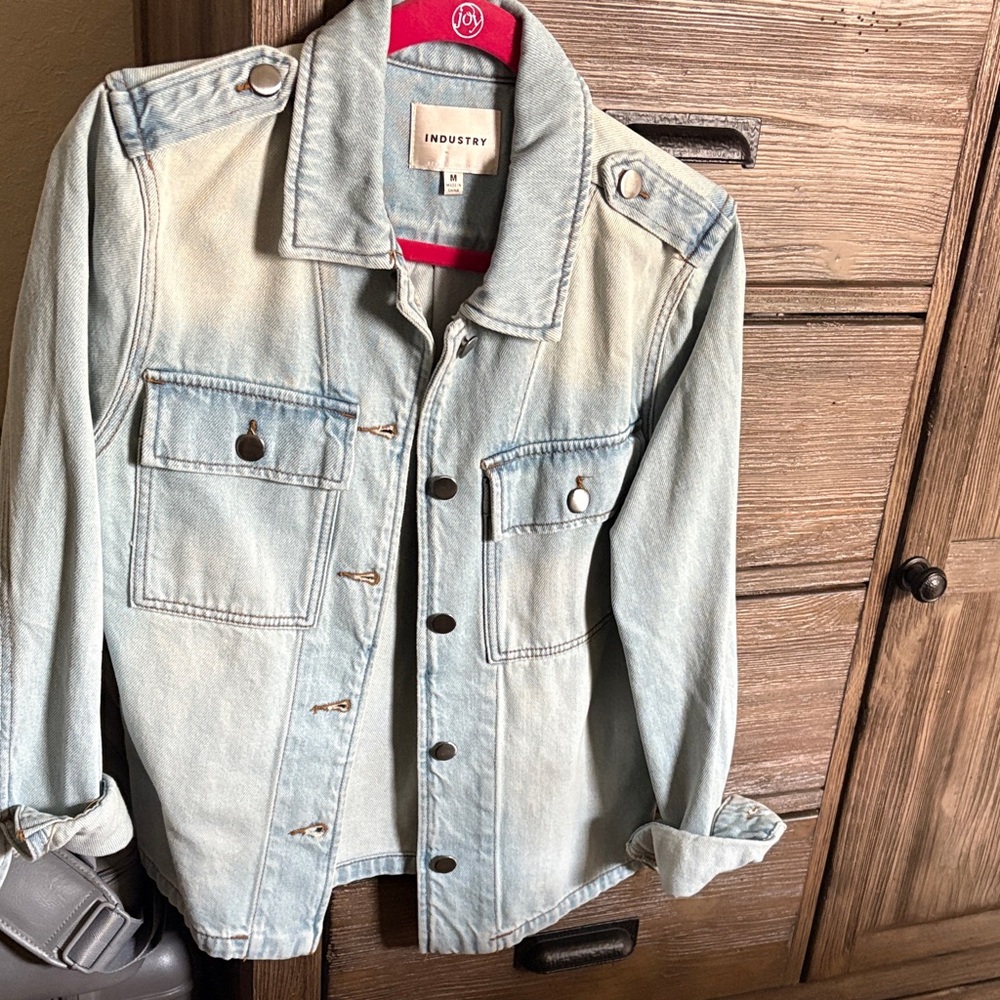 Industry Women's Light Blue Jean Jacket